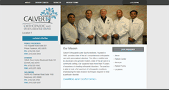 Desktop Screenshot of calvertortho.com